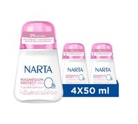 Narta Magnesium Protect Déodorant Bille Femme 48h, 4 x 50ml