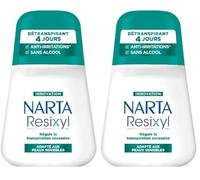 NARTA - Resixyl - Déodorant Bille Femme - Détranspirant 4 Jours - Régule La Transpiration Excessive - Anti-Irritations* - Complexe Minéral [Resyx]TM - 0% Alcool** - Adapté Aux Peaux Sensibles - 50 ml