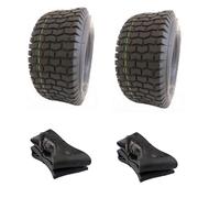 NARUBB Lot de 2 chambres à air + 2 pneus 13 x 5.00-6 LG01 13 x 5.00-6 pour tondeuse autoportée, tracteur à gazon, tondeuse à gazon, pneus de tondeuse à gazon, 13 x 5-6 13 x 5-6