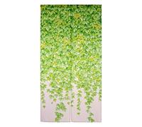 NARUMI 鸣海 Ivy Green Tapisserie japonaise Noren pour salon 170,2 x 85,1 cm