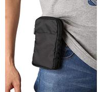 Narunii Bandoulière Homme,Sac Pochette Sac pour Téléphone Portable,Petite Sacoche Homme/Femme/Filles,Téléphone Universel,Portefeuille,Carte de Crédit (Noir)