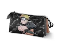 Karactermania Trousse triple Naruto Armes Taille unique Noir