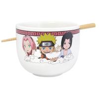 Just Funky NARUTO - Bol à Ramen avec Baguette 470ml - Team Seven