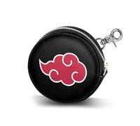 Naruto Clouds-Porte-Monnaie Cookie, Noir, 8,7 x 8,7 cm