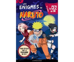 NARUTO - Enigmes du CE2 au CM1 - François Lecellier - Larousse - broché - Scolaire / Universitaire