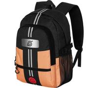 Naruto FAN Orange-Noir Sac à dos scolaire à deux compartiments 31x44x18 cm
