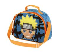 Naruto Happy-Sac à Goûter 3D, Bleu, 25,5 x 20 cm