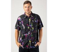 Naruto - Hero Allover - Chemise - Noir - S - 95 % Polyester, 5 % Élasthanne,Synthétiques