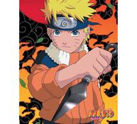Naruto - Impression sur toile "Jinchuriki Sunset", Weit PM6476 (50 cm x 40 cm x 38 mm) (Orange/jaune/noir)