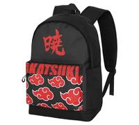 Naruto Kanji-Sac à Dos HS Plus, Noir, 30 x 44 cm, Capacité 23 L