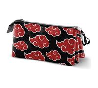 Naruto Kanji - Trousse - Triple - Ripstop - Noir - Naruto