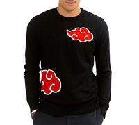 Naruto MENARUTPU012 Pull-Over, Noir, M Homme