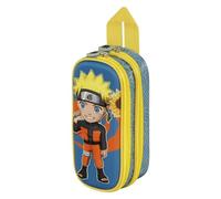 Naruto Peace-Trousse 3D Double, Multicolore, 22 x 9,5 cm