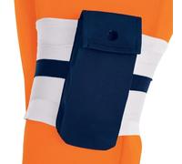 Naruto Pochette élégante Bleu foncé 7,6 x 6,3 cm (1 pièce) Construction en toile durable, sangle de ceinture réglable Idéal pour les amateurs de cosplay et les fans de la série Anime populaire, Naruto