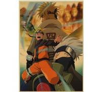 Naruto Poster japonais Anime HD Print Sticker mural - 42 x 30 cm (Style 12)