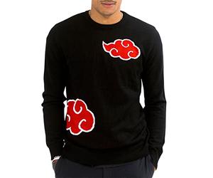 Naruto Pull-Over Homme MENARUTPU012, Akatsuki Cloud, Noir