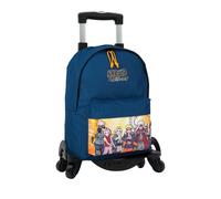 Naruto sac à dos américain avec compartiment pour ordinateur portable + chariot.