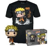 Funko Set Pop! & Tee Naruto Shippuden – Figurine exclusive et T-shirt Jaune M Enfants