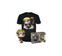 Naruto - Set POP! & Tee figurine et T-Shirt Naruto Running - Taille S