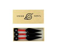 Naruto - Shinobi Ninja Set 3 x Kunai 8 cm Costume Accessoir PVC Plastik Cosplay Replika avec LIVRAISON GRATUITE