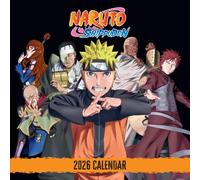 NARUTO SHIPPUDEN 2026 SQUARE CALENDAR