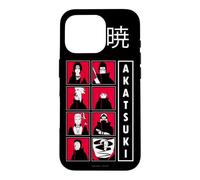 Naruto Shippuden Akatsuki Group Character Grid Anime Coque pour iPhone 16 Pro