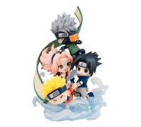 Naruto Shippuden FigUnity PVC Mini Statue Rassemblez Ici, Team 7 13 Cm (avec Cad