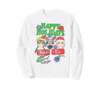 Naruto Shippuden Happy Holidays Team 7 Anime Sweatshirt