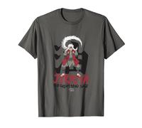 Naruto Shippuden Jiraiya Large Toad Sage with Kanji Anime T-Shirt, Homme, Asphalte, XL