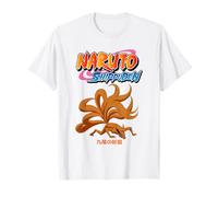 Naruto Shippuden Kurama Nine-Tails with Show Logo Anime T-Shirt