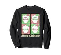 Naruto Shippuden Merry Christmas Pop Art Grid Holiday Anime Sweatshirt