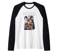 Naruto Shippuden Ninja Group Modern Collage Photo Anime Manche Raglan