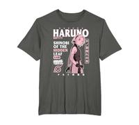 Naruto Shippuden Sakura Surcharge de Texte T-Shirt