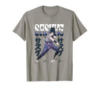 Naruto Shippuden Sasuke Leaning Anime T-Shirt