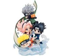 Naruto Shippuden - Statuette FigUnity Gather here, Team 7 13 cm (avec cadeau)