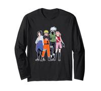 Naruto Shippuden Team 7 Group Anime Manche Longue