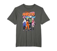 Naruto Shippuden Team 7 with Naruto Logo Anime T-Shirt