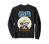 Naruto Shippuden Teamwork Group Portrait with Kanji Anime Sweatshirt