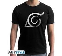NARUTO SHIPPUDEN - Tshirt ""Konoha"" homme black M