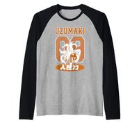 Naruto Shippuden Uzumaki Nine Tails Varsity Number Anime Manche Raglan