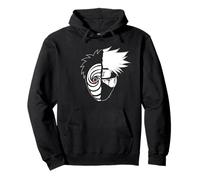 Naruto Shippuden Visage fendu de Kakashi Tobi Sweat à Capuche