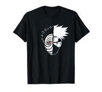 Naruto Shippuden Visage fendu de Kakashi Tobi T-Shirt