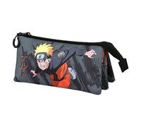 Karactermania Trousse Naruto Shuriken Triple FAN 2.0 – Gris