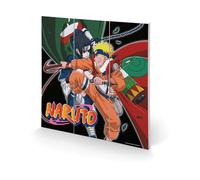 Naruto Tableau En Bois Training To Surpass The Other