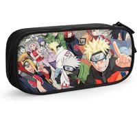 Naruto Trousse À Crayons Grande Capacité Pour Étudiant, Trousse À Crayons Oxford Avec Fermeture Éclair, Trousse De Maquillage, École, Bureau, Trousse À Stylos Pour Adolescents Garçons Filles-Naruto 14