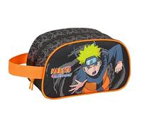 Naruto - Trousse Scolaire Moyenne avec poignée, Adaptable au Chariot, Facile à Nettoyer, Confortable et Polyvalent, qualité et résistance, 26 x 12 x 15 cm
