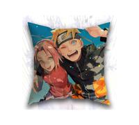 (Naruto2) Naruto Taies d'oreiller 45x45cm Housse d'appui-tête Coussin de voiture Décoration de canapé