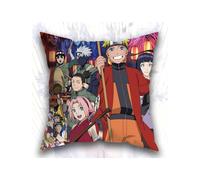 (Naruto23) Taies d'oreiller Naruto 45x45cm Housse d'appui-tête Coussin de voiture Décoration de canapé