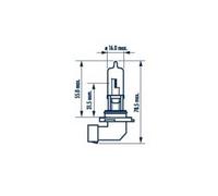 NARVA Range Power Blue+ HB3 Ampoule feu de route 12V 60W 4500K P20d Feu de Route