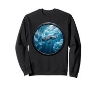 Narval Observateur des Baleines Licorne des Mers Famille de Baleine dans l'océan Sweatshirt